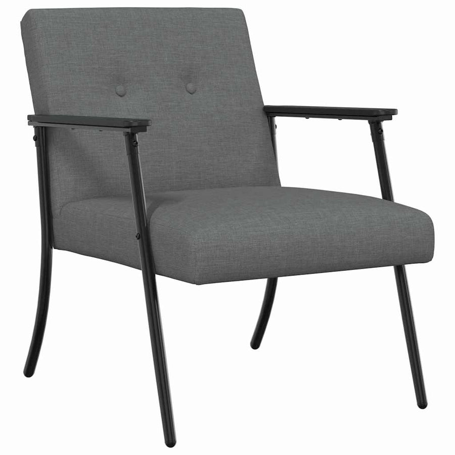 Armchair Dark Grey Fabric