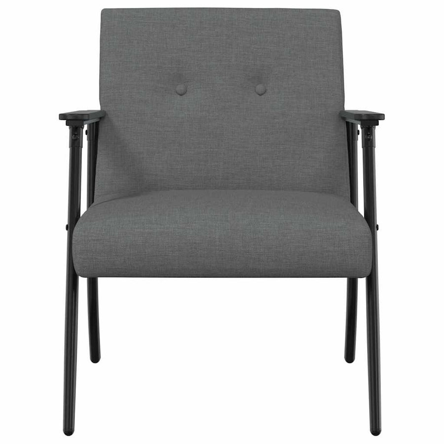 Armchair Dark Grey Fabric