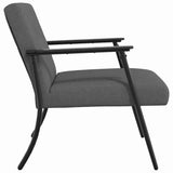 Armchair Dark Grey 59 x 75 x 78 cm Fabric - 45-Degree Angle