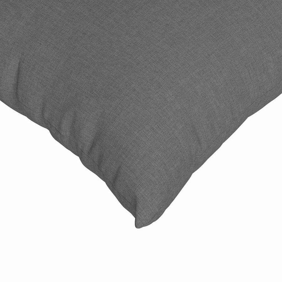 Sofa Pillows 2 pcs Fabric Dark Grey 50 x 30 cm