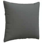 Sofa Pillows 2 pcs Fabric Dark Grey 50 x 50 cm