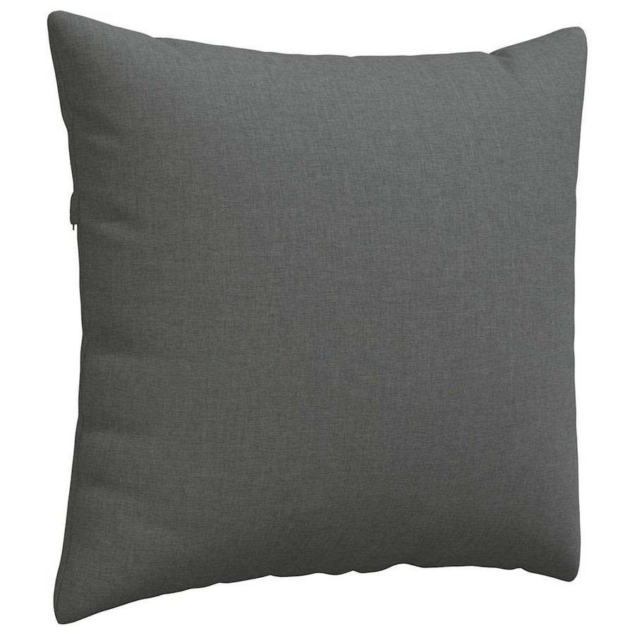 Sofa Pillows 2 pcs Fabric Dark Grey 50 x 50 cm