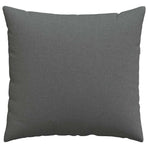 Sofa Pillows 2 pcs Fabric Dark Grey 50 x 50 cm