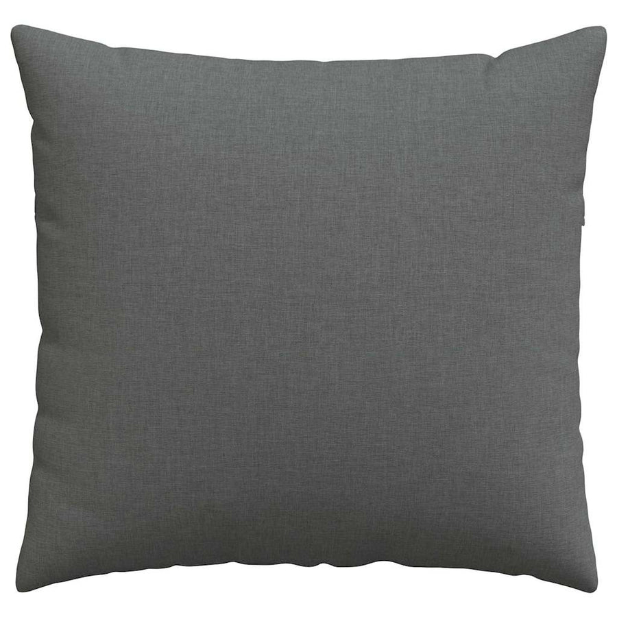 Sofa Pillows 2 pcs Fabric Dark Grey 50 x 50 cm