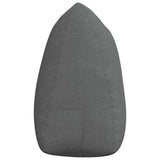 Back Pillow Dark Grey 140 x 24 x 50 cm Fabric