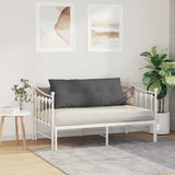 Back Pillow Dark Grey 120 x 19 x 50 cm Fabric