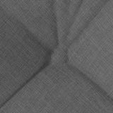 Seat Cushions 4 pcs Dark Grey 45 x 45 x 12 cm Fabric - Low Angle