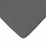 Seat Cushions 4 pcs Dark Grey 40 x 40 x 3 cm Fabric - Low Angle