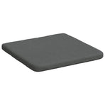 Seat Cushions 4 pcs Fabric Dark Grey 40 x 40 x 3 cm