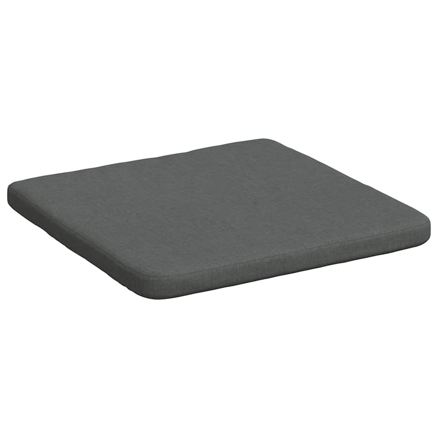 Seat Cushions 4 pcs Fabric Dark Grey 40 x 40 x 3 cm