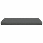 Seat Cushions 4 pcs Fabric Dark Grey 40 x 40 x 3 cm