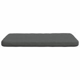 Seat Cushions 4 pcs Dark Grey 40 x 40 x 3 cm Fabric - Rear View