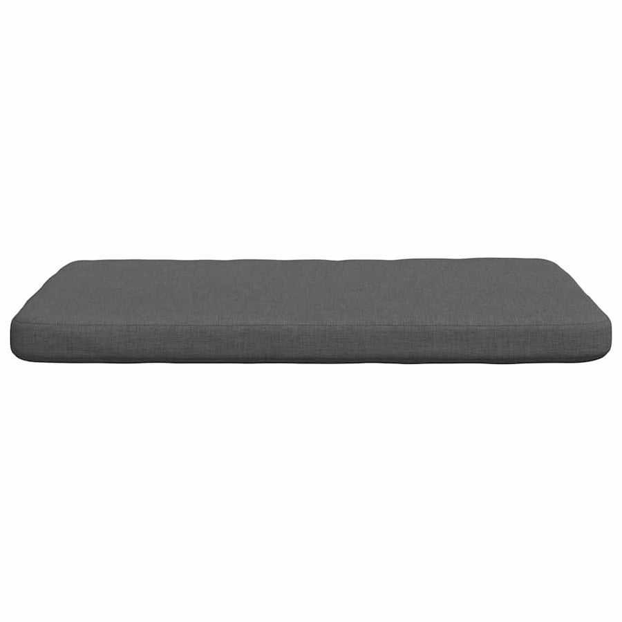 Seat Cushions 4 pcs Fabric Dark Grey 40 x 40 x 3 cm
