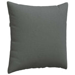 Sofa Pillows 2 pcs Fabric Dark Grey 60 x 60 cm
