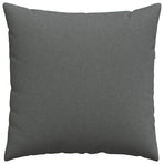 Sofa Pillows 2 pcs Fabric Dark Grey 60 x 60 cm