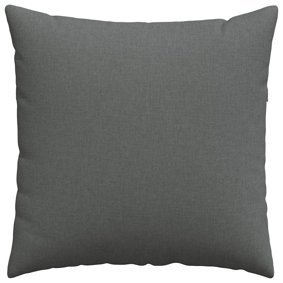 Sofa Pillows 2 pcs Fabric Dark Grey 60 x 60 cm