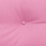 Back Pillow Pink 120 x 24 x 50 cm Fabric