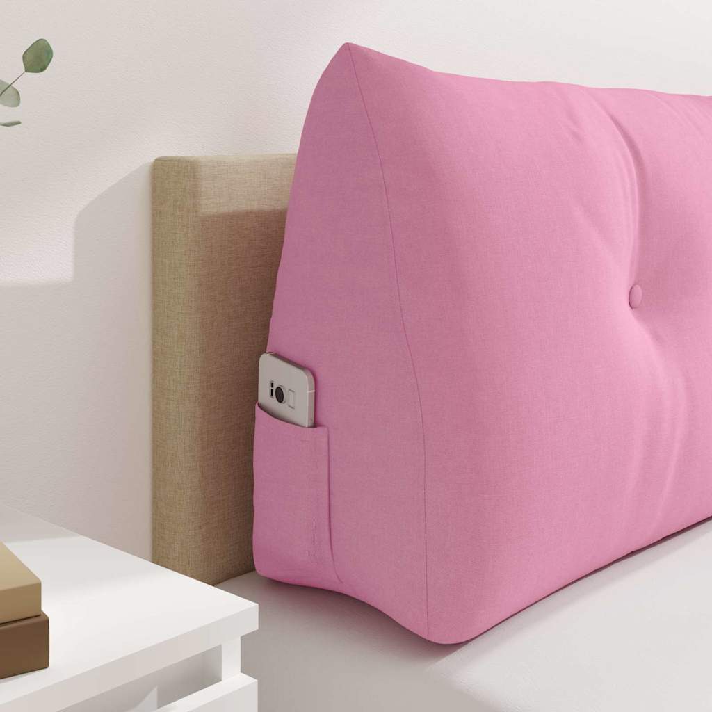 Back Pillow Pink 120 x 24 x 50 cm Fabric