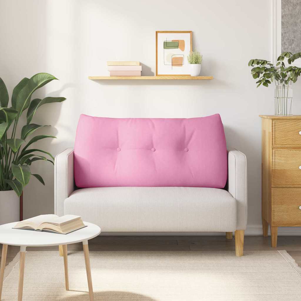 Back Pillow Pink 120 x 24 x 50 cm Fabric