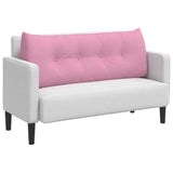Back Pillow Pink 120 x 24 x 50 cm Fabric