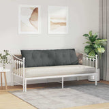 Back Pillow Dark Grey 160 x 19 x 50 cm Fabric