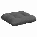 Seat Cushions 4 pcs Dark Grey 40 x 40 x 12 cm Fabric - 45-Degree Angle