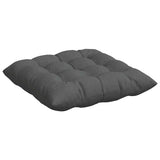 Seat Cushions 4 pcs Dark Grey 40 x 40 x 6 cm Fabric - 45-Degree Angle