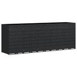 Wheelie Bin Storage for 5 Bins Black 340 x 77,5 x 121,5 cm