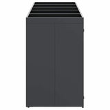 Wheelie Bin Storage for 5 Bins Anthracite 340 x 77,5 x 121,5 cm