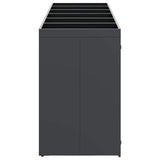 Wheelie Bin Storage for 6 Bins Anthracite 408 x 77,5 x 121,5 cm