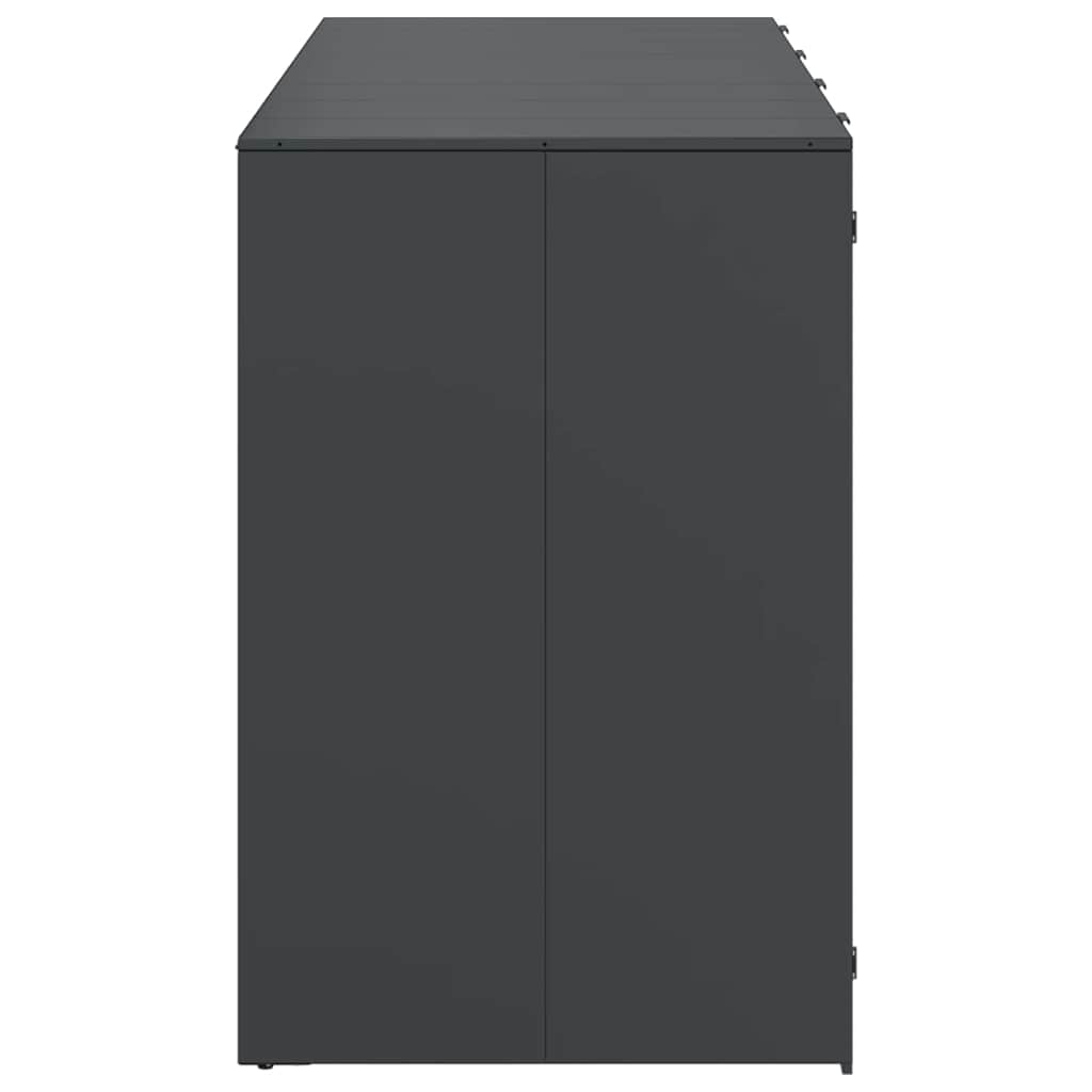 Wheelie Bin Storage for 3 Bins Steel Anthracite