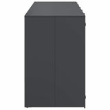 Wheelie Bin Storage for 3 Bins Steel Anthracite