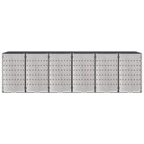 Wheelie Bin Storage for 3 Bins Steel Anthracite