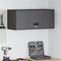 Wall Cabinet for Garage Black 80 x 33 x 35 cm