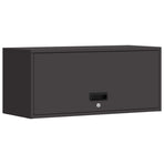 Wall Cabinet for Garage Black 80 x 33 x 35 cm