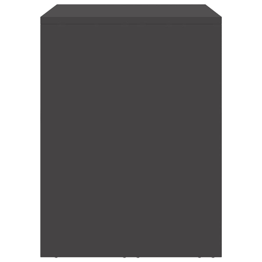 Wall Cabinet for Garage Black 80 x 33 x 35 cm