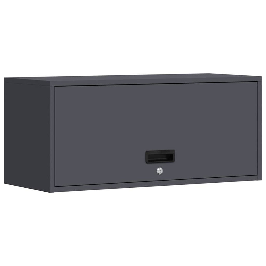 Wall Cabinet for Garage Anthracite 80 x 33 x 35 cm