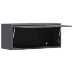 Wall Cabinet for Garage Anthracite 80 x 33 x 35 cm