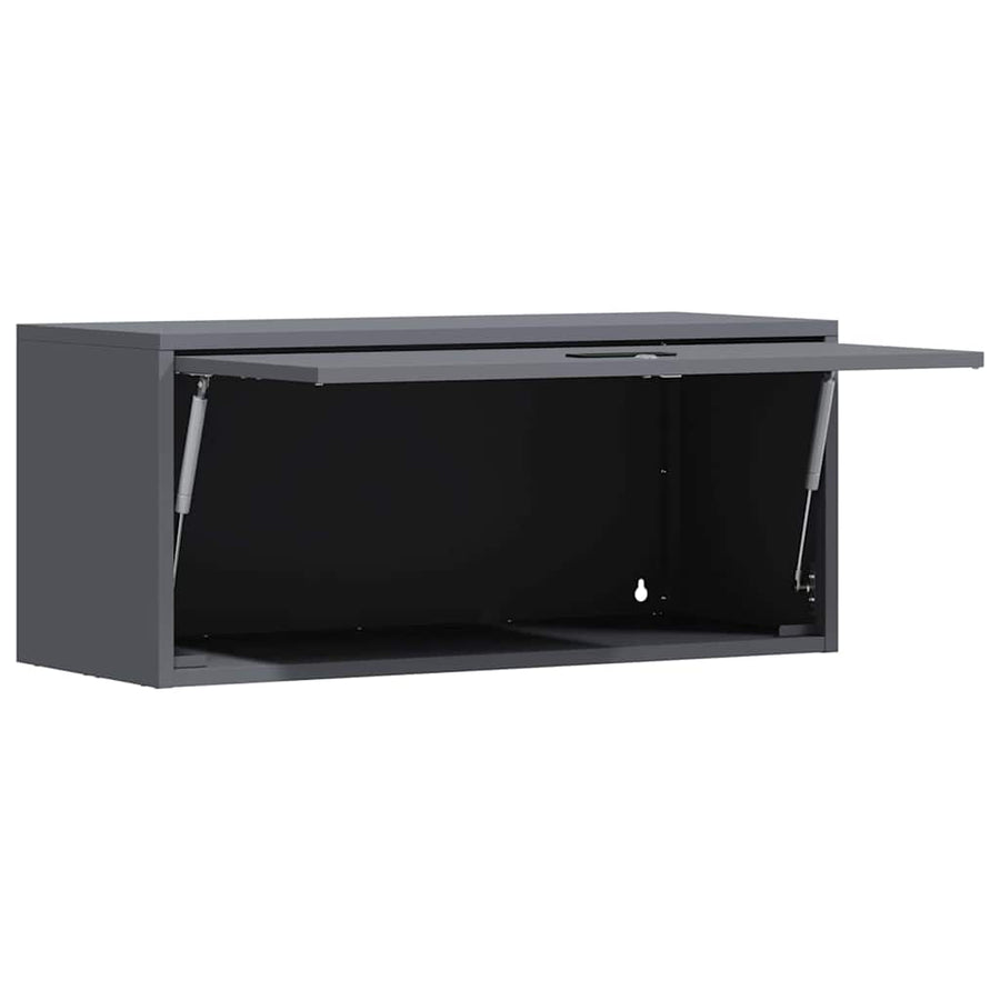 Wall Cabinet for Garage Anthracite 80 x 33 x 35 cm