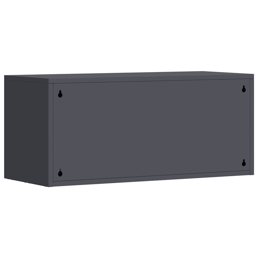 Wall Cabinet for Garage Anthracite 80 x 33 x 35 cm