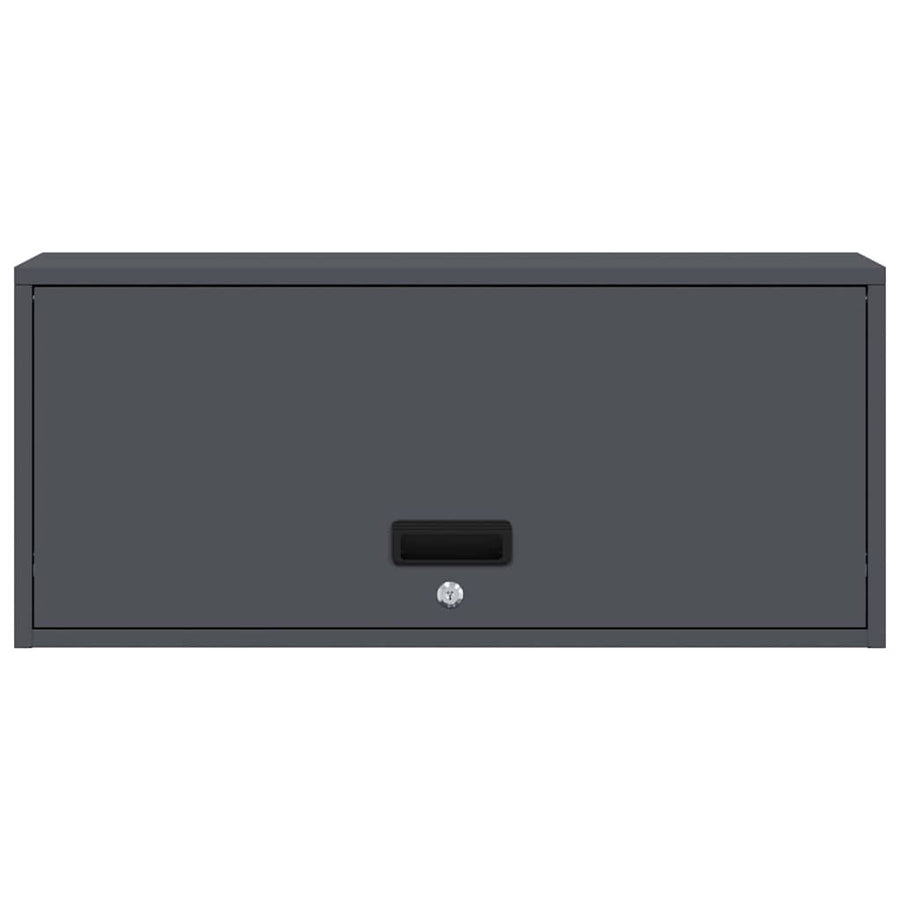 Wall Cabinet for Garage Anthracite 80 x 33 x 35 cm