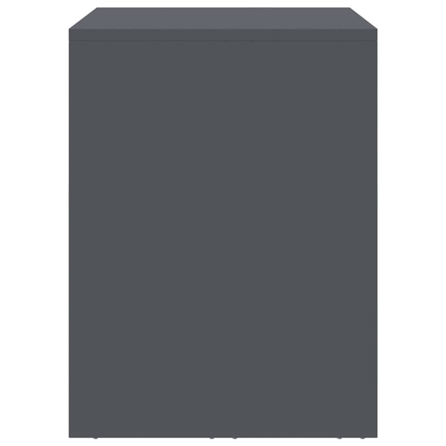 Wall Cabinet for Garage Anthracite 80 x 33 x 35 cm