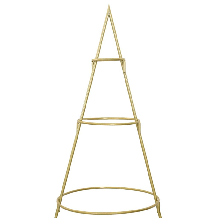 Metal Christmas Tree with Stand Gold 180 cm Powder-coated steel