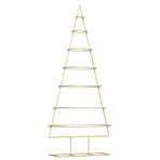 Metal Christmas Tree with Stand Gold 180 cm Powder-coated steel