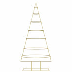Metal Christmas Tree with Stand Gold 180 cm Powder-coated steel