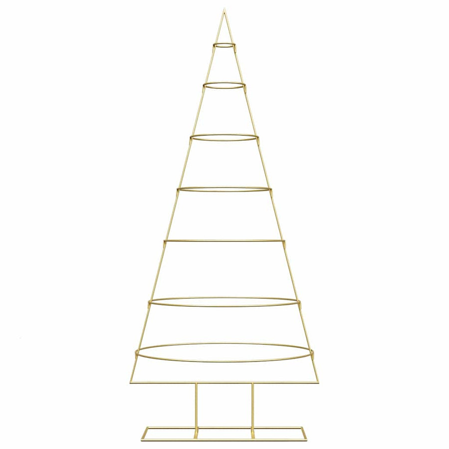 Metal Christmas Tree with Stand Gold 180 cm Powder-coated steel