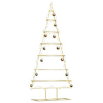 Metal Christmas Tree with Stand Gold 180 cm Powder-coated steel