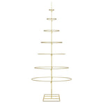 Metal Christmas Tree with Stand Gold 180 cm Powder-coated steel