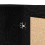 Book Cabinet Black Oak 82,5 x 30,5 x 185 cm Engineered Wood - Extra Image