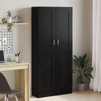 Book Cabinet 3-Tier 82,5 x 30,5 x 185 cm Engineered Wood